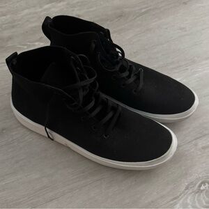 Men’s BYLT Lido high top black sneakers